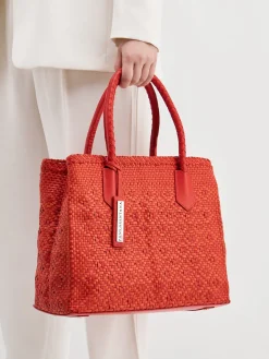 – Shopper aus Flechtleder in*Pons Quintana Outlet