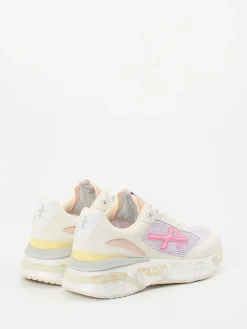 Damen Premiata – Chunky Sneaker aus Veloursleder in Pastell