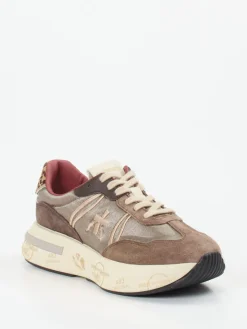 – Chunky Sneaker aus Veloursleder taupe*Premiata New