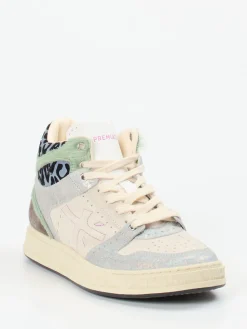 – Mid-Top Sneaker aus Veloursleder creme*Premiata Sale