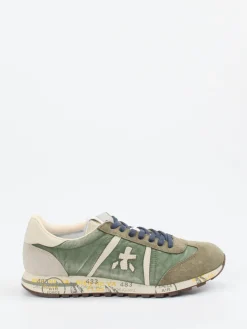 – Retro-Sneaker aus Textil und Veloursleder*Premiata Hot
