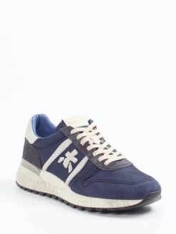 Herren Premiata – Retro-Sneaker aus Veloursleder und Nylon