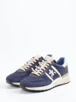 Herren Premiata – Retro-Sneaker aus Veloursleder und Nylon