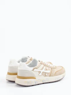 – Retro-Sneaker aus Veloursleder in Beige*Premiata Sale