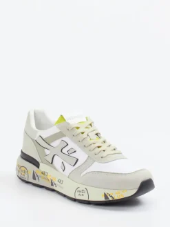 – Retro-Sneaker aus Textil und Veloursleder*Premiata Outlet