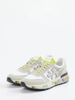 – Retro-Sneaker aus Textil und Veloursleder*Premiata Outlet