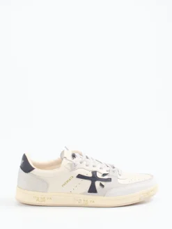 Herren Premiata – Sneaker aus Kalbleder in Creme