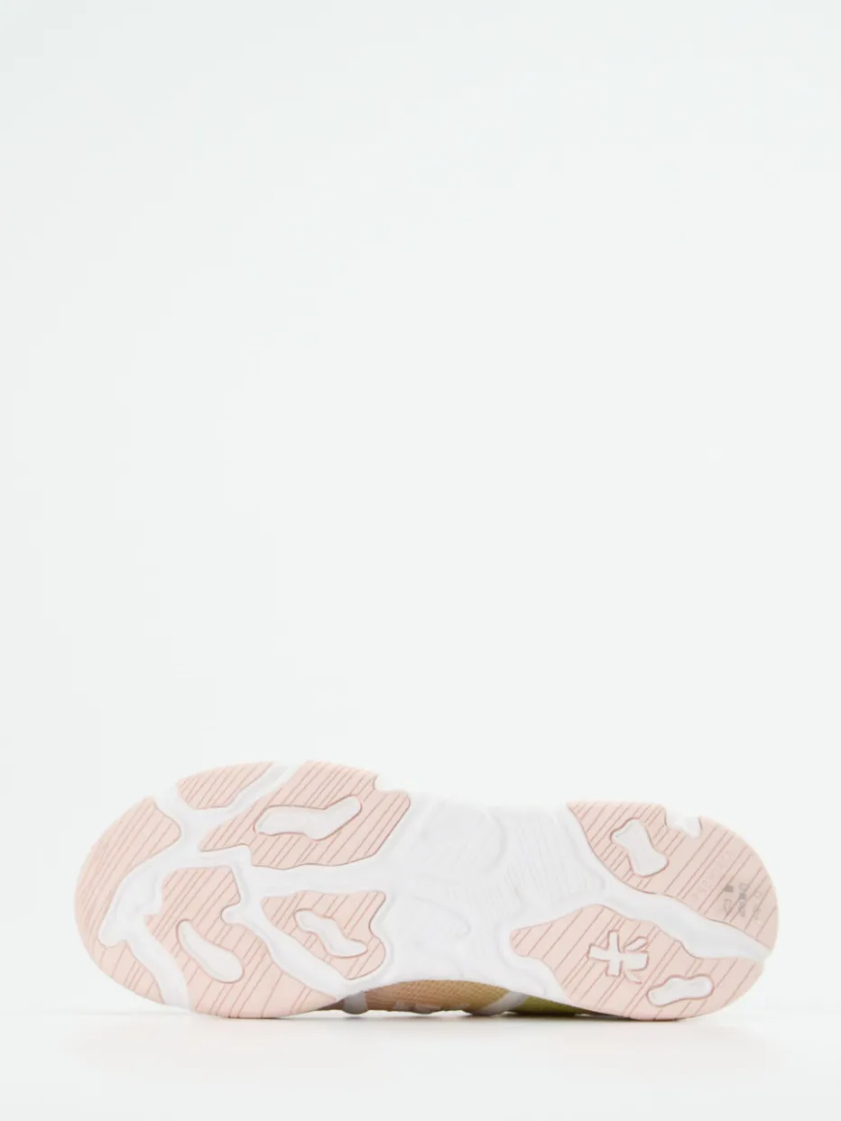 Damen Premiata – Sneaker aus Mesh und Nylon pfirsichrosa