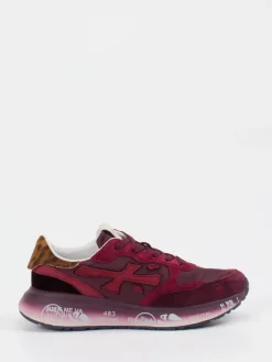 – Sneaker aus Veloursleder in Burgunder*Premiata Online