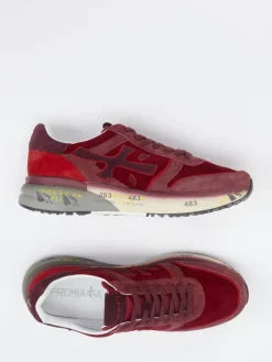 – Sneaker aus Veloursleder in Bordeaux*Premiata Online