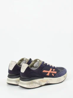 – Sneaker aus Veloursleder und Mesh dunkel*Premiata