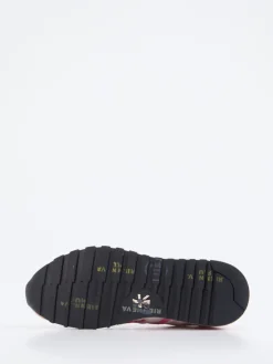 Damen Premiata – Sneaker aus Veloursleder in Rosé