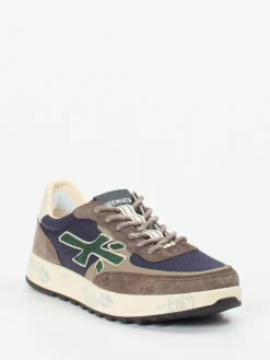 Herren Premiata – Sneaker aus Veloursleder Dunkelviolett