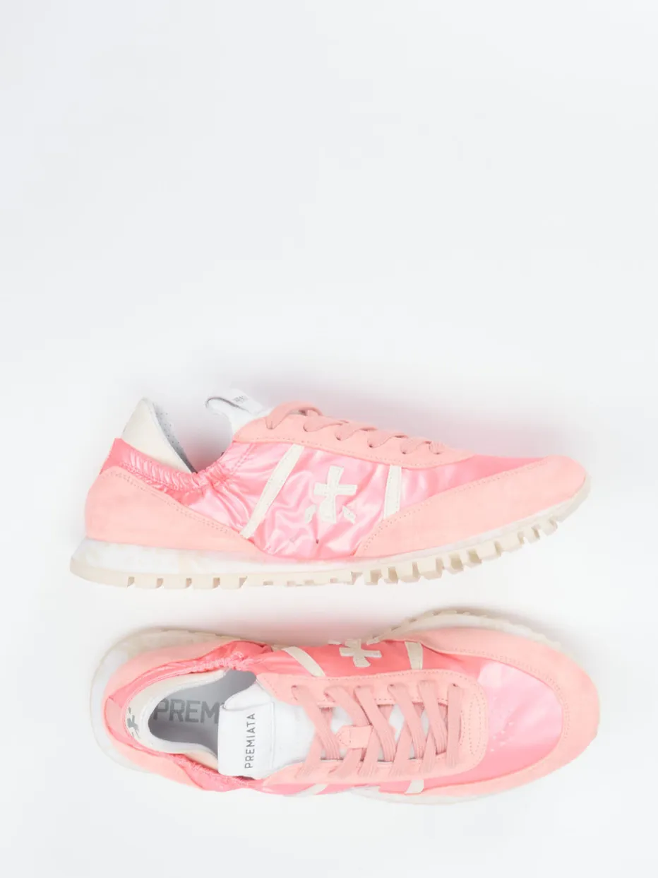 Damen Premiata – Sneaker aus Veloursleder in