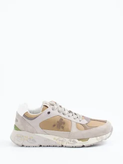 Herren Premiata – Sneaker aus Veloursleder und Textil