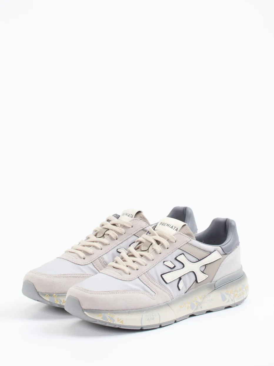 Herren Premiata – Sneaker aus Veloursleder und Textil