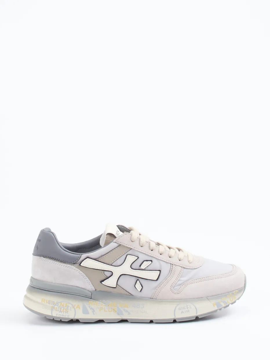 Herren Premiata – Sneaker aus Veloursleder und Textil