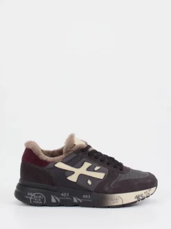 – Sneaker aus Velour/Textil Dunkel*Premiata Sale
