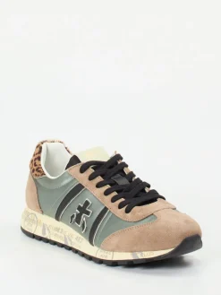 – Sneaker aus Veloursleder mit Leomuster*Premiata Online