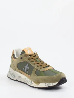 – Sneaker aus Veloursleder und Nylon Oliv*Premiata Sale