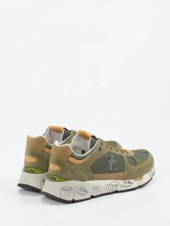 – Sneaker aus Veloursleder und Nylon Oliv*Premiata Sale