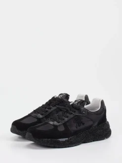 Damen Premiata – Sneaker aus Veloursleder und Textil