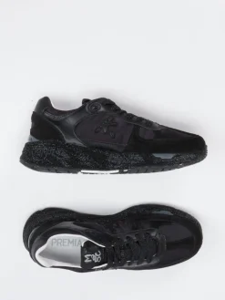 Damen Premiata – Sneaker aus Veloursleder und Textil