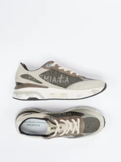 – Sneaker aus Veloursleder und Mesh*Premiata Clearance