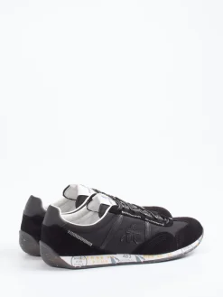 Herren Premiata – Sneaker aus Veloursleder und Nylon