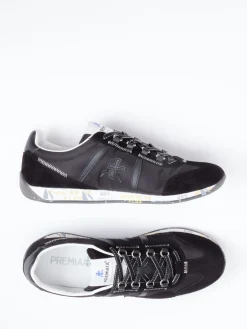 Herren Premiata – Sneaker aus Veloursleder und Nylon