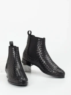 – Chelsea Boots aus Flechtleder*Pretty Ballerinas Online