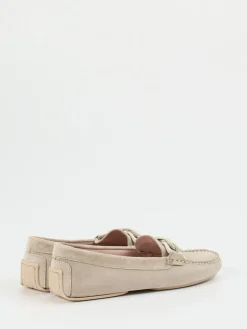 Damen Pretty Ballerinas – Loafer aus Veloursleder