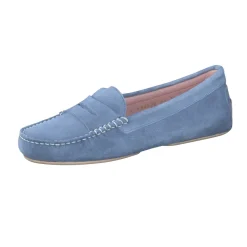 Damen Pretty Ballerinas – Loafer aus Veloursleder jeans