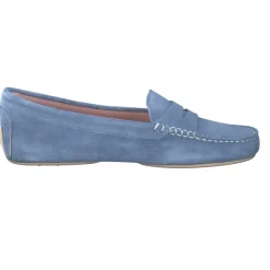 Damen Pretty Ballerinas – Loafer aus Veloursleder jeans