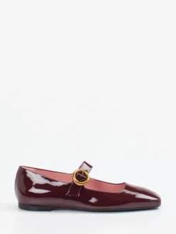 – Mary Janes aus Lackleder Bordeaux*Pretty Ballerinas Sale