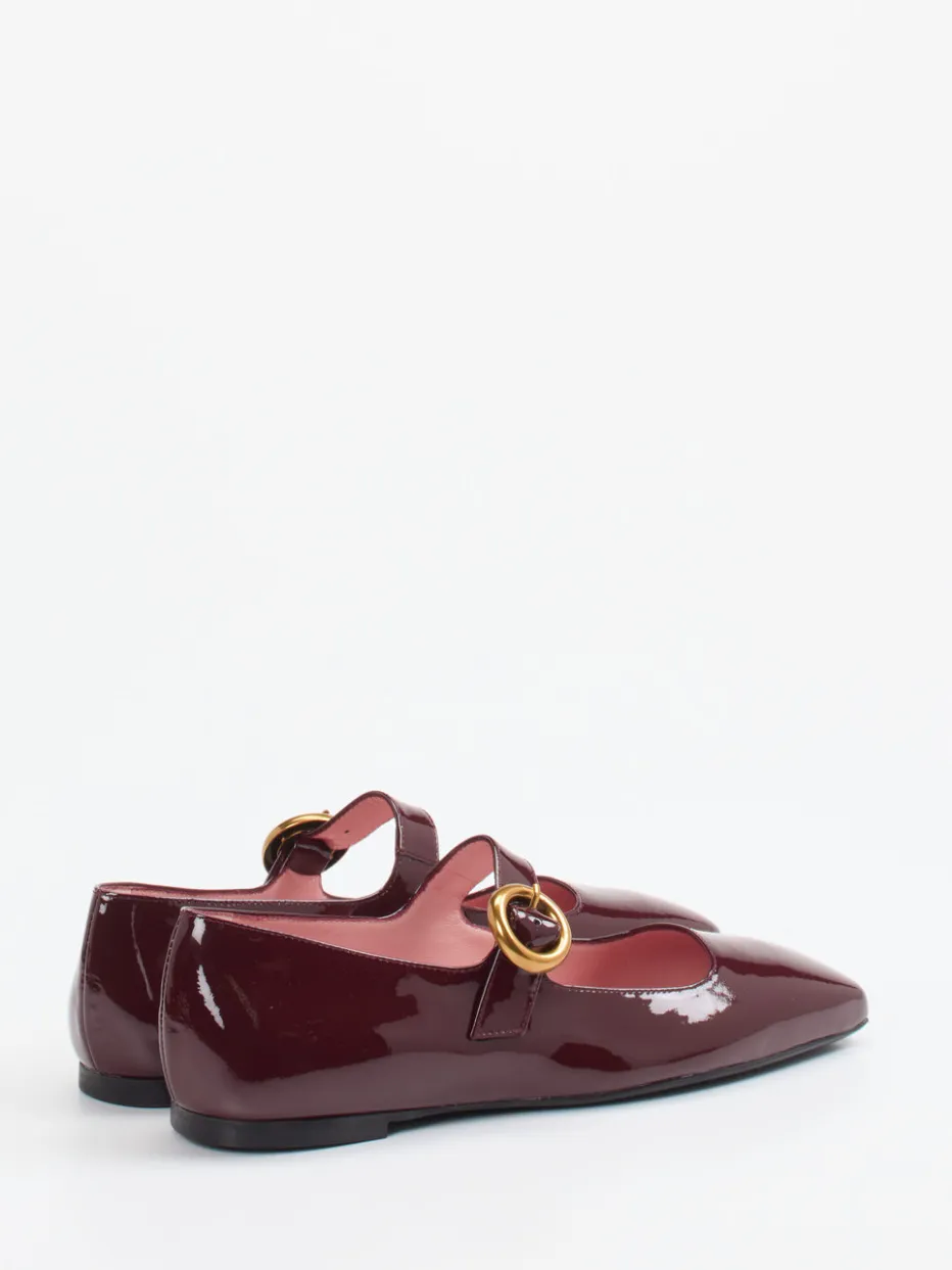 – Mary Janes aus Lackleder Bordeaux*Pretty Ballerinas Sale