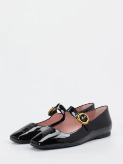 Damen Pretty Ballerinas – Mary Janes aus Lackleder