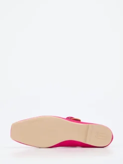 Damen Pretty Ballerinas – Mary-Jane-Ballerinas aus Veloursleder Pink