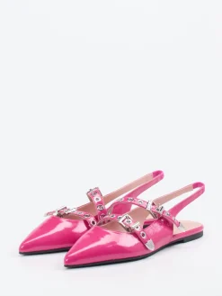 Damen Pretty Ballerinas – Slingback-Ballerinas aus Lackleder