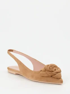 – Slingback-Ballerinas aus Veloursleder*Pretty Ballerinas Online