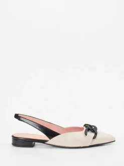 Damen Pretty Ballerinas – Slingback-Ballerinas aus Lammleder Creme