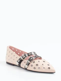 – Spitzballerinas aus Kalbleder creme*Pretty Ballerinas Outlet