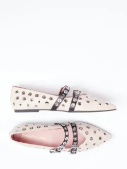 – Spitzballerinas aus Kalbleder creme*Pretty Ballerinas Outlet