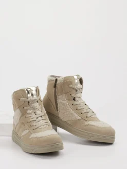 Kinder Primigi – High-Top-Sneaker aus Veloursleder