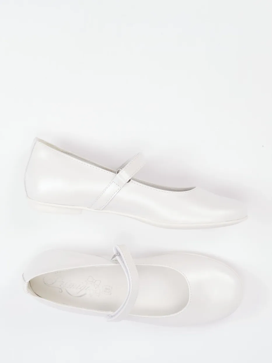 Kinder Primigi – Mary Janes aus Kalbleder Elfenbein