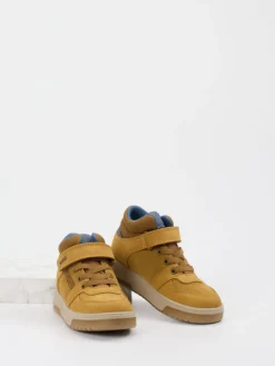 – Mid-Top Sneaker aus Nubukleder honiggelb*Primigi Hot