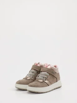 – Mid-Top Sneaker aus Veloursleder Taupe*Primigi