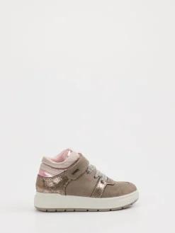 – Mid-Top Sneaker aus Veloursleder Taupe*Primigi
