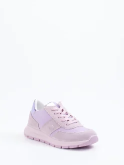 Kinder Primigi – Sneaker aus Veloursleder in Flieder