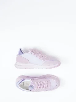 Kinder Primigi – Sneaker aus Veloursleder in Flieder